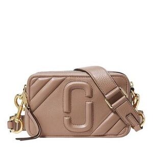 Marc Jacobs Beige Leather The Moto Shot 21 Crossbody Bag